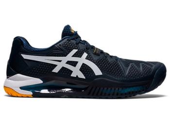 Asics Herr Tennisskor GEL-Resolution 8 Blå/Vita